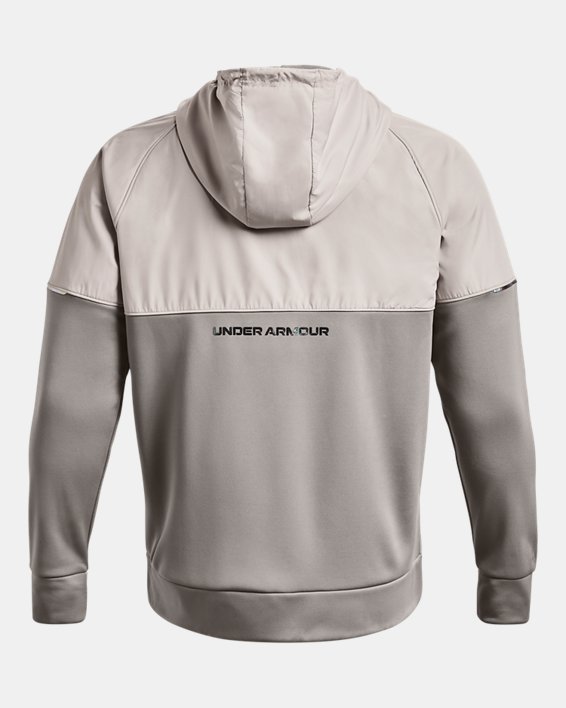 Men's Armour Fleece® Storm Full-Zip, Gray, pdpMainDesktop image number 6